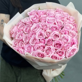 Букет из 55 роз Аваланж (60 см) в Химках