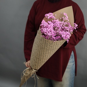 Букет из 3 розовых гипсофил в Химках