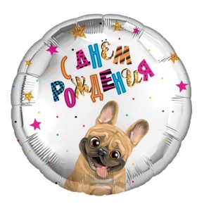 Шар "С Днём Рождения" в Химках