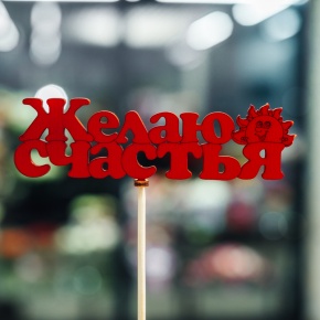 Топпер Желаю Счастья в Химках Топпер Желаю Счастья в Химках