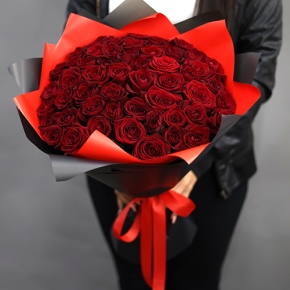 Букет из 51 красной розы (50 см) в Химках