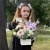 Композиция с георгинами на 1 сентября в белом ящике в Химках Композиция с георгинами на 1 сентября в белом ящике в Химках