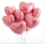 Сердце розовое фольгированный шар с гелием (45 см) в Химках