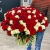 Букет 151 роза красный и белый микс (60 см) в Химках Букет 151 роза красный и белый микс (60 см) в Химках